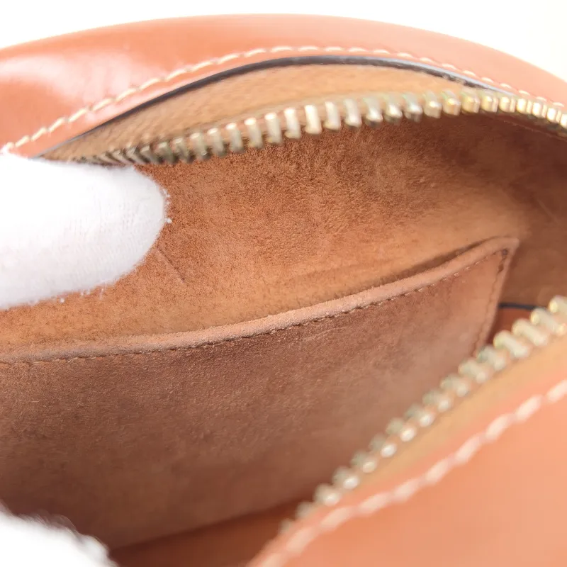 CELINE Crossbody Bag Cuir Triomphe Brown Calfskin Large 20 × 6 × 15 cm — detail view 4 of 10