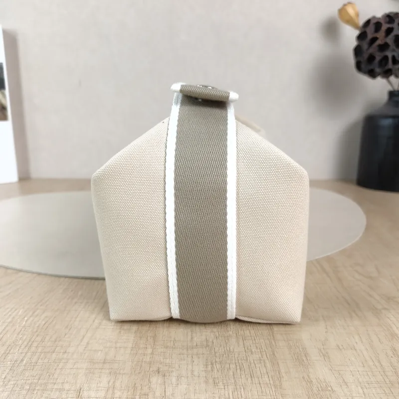 Hermès Top Handle Bagbride-a-brac White Canvas Small21 × 12 × 27 cm — detail view 10 of 11