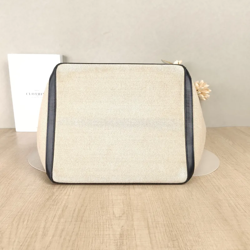 CELINE Top Handle Bagcabas logo tote Colorblock Black Canvas One Size31 × 25 × 30.5 cm — cover view 4 of 5