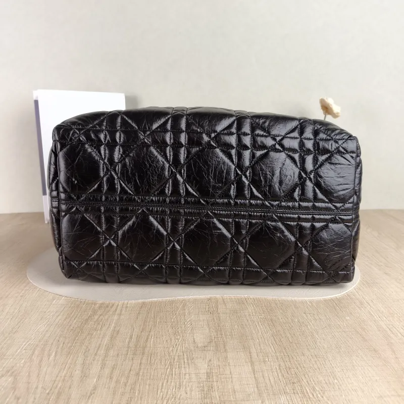 DIOR Top Handle Bag TOUJOURS Black Calfskin Large 37 × 21 × 27 cm — cover view 2 of 4