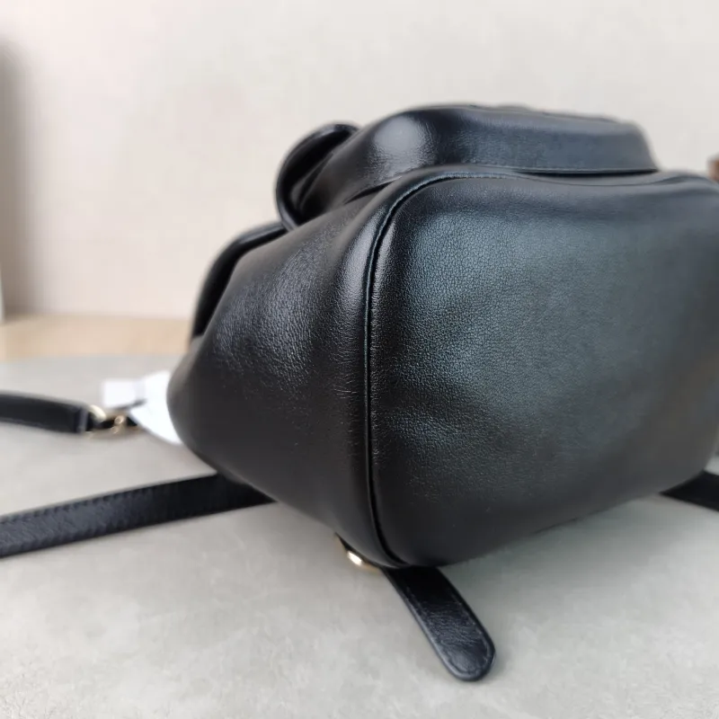 Chanel Backpack Duma Black Calfskin Small18 × 12 × 18.5 cm — detail view 10 of 10