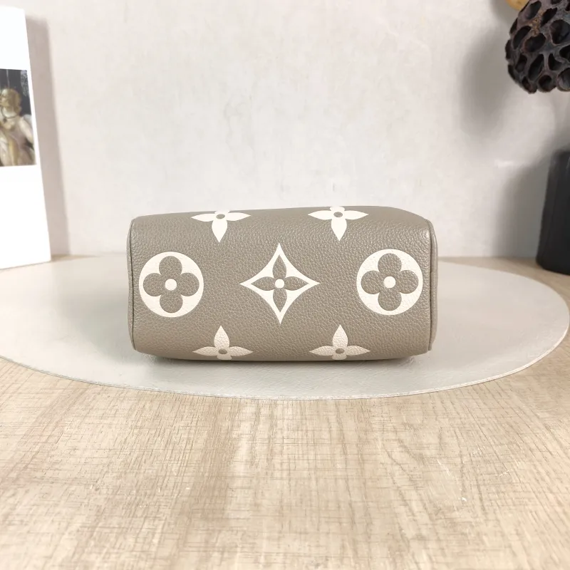 Louis Vuitton Crossbody Bag Speedy Nano · White Monogram Empreinte Embossed Calfskin nano 16 × 7.5 × 10 cm — cover view 5 of 6