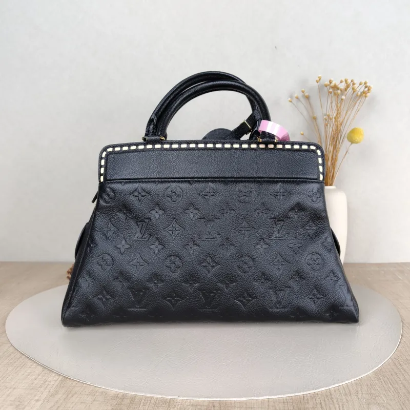 Louis Vuitton Top Handle Bag VOSGES Top Handle Crossbody Bag Black Calfskin One Size 35 × 13 × 22 cm — cover view 3 of 5