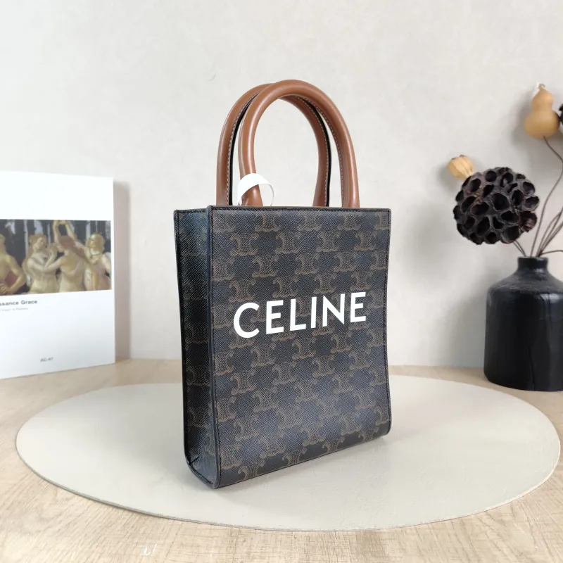CELINE Crossbody Bag CABAS Mini Monogram PV Cmini17 × 4 × 20.5 cm — cover view 2 of 5