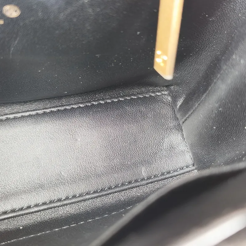 Chanel Crossbody Bag Kelly Black Velvetmini19 × 7 × 13 cm — detail view 4 of 13