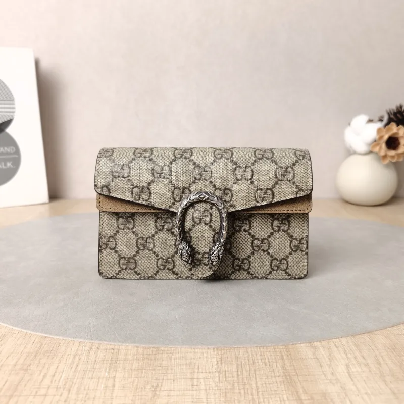 GUCCI Shoulder Bag Dionysus Monogram PV Cmini16.5 × 4 × 10 cm
