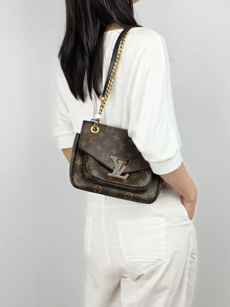 Louis Vuitton Crossbody Bag Passy Messenger Bag Monogram PVC Small23 × 9 × 17 cm — on-model view 2 of 3
