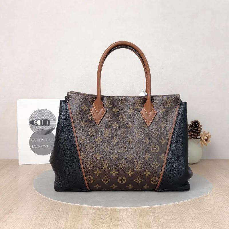 Louis Vuitton Top Handle Bag W Tote Black · Monogram PVC · Calfskin One Size35 × 11 × 25 cm