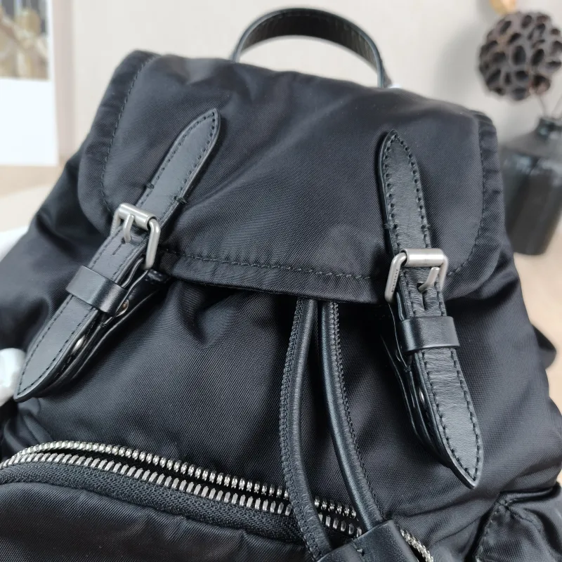 BURBERRY Backpack Backpack Black Nylon One Size 17 × 10 × 26 cm — detail view 4 of 11