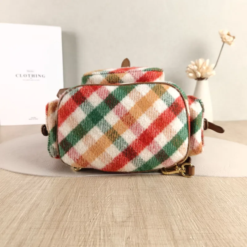 Miumiu Backpack Backpack Colorblock Medium 18 × 11.5 × 22 cm — cover view 5 of 5