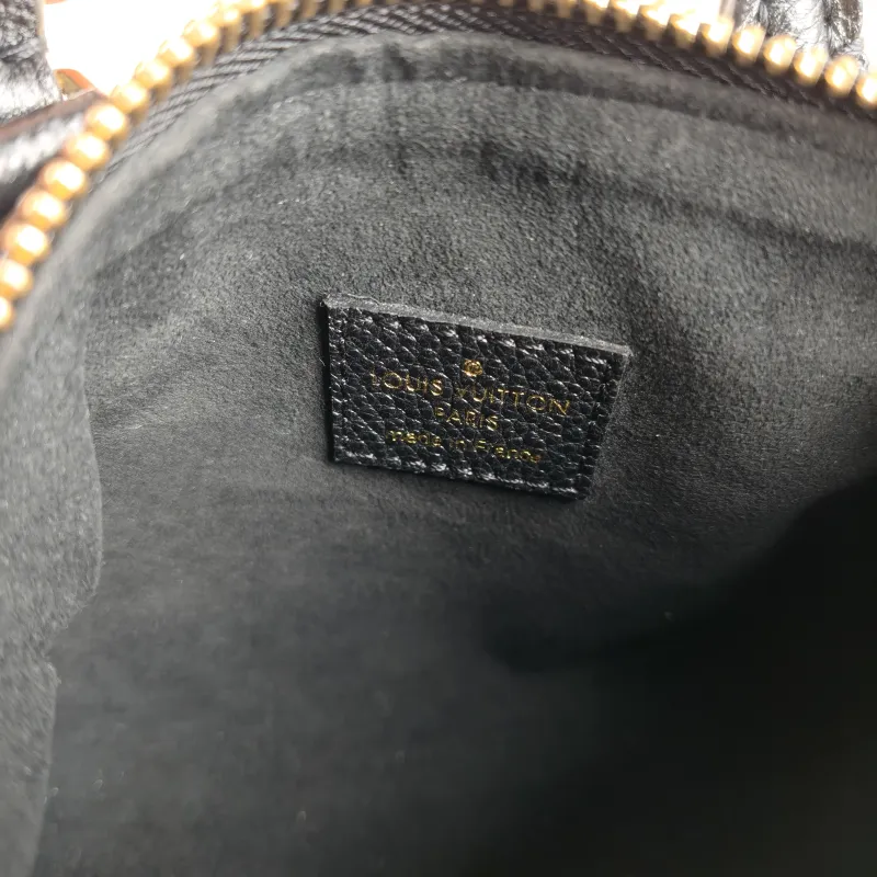 Louis Vuitton Crossbody Bag Speedy Nano Black · White Empreinte Embossed Calfskin nano 16 × 7.5 × 10 cm — detail view 2 of 9