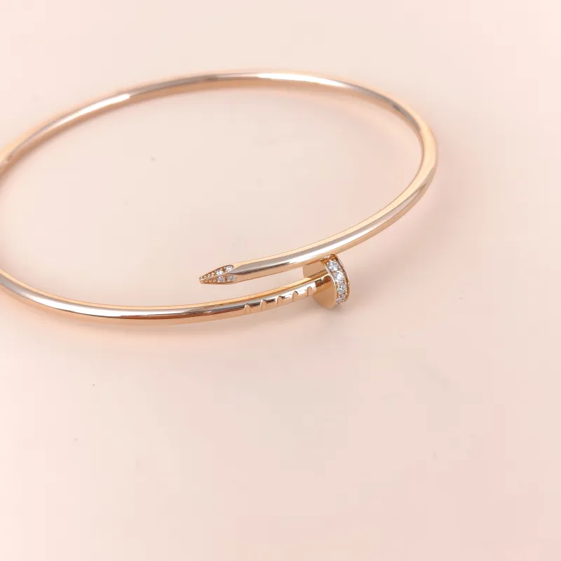 CARTIER Bangle Juste un Clou Bangle Rose Gold Diamond18KR ose Gold Small Edition 19 — cover view 8 of 9