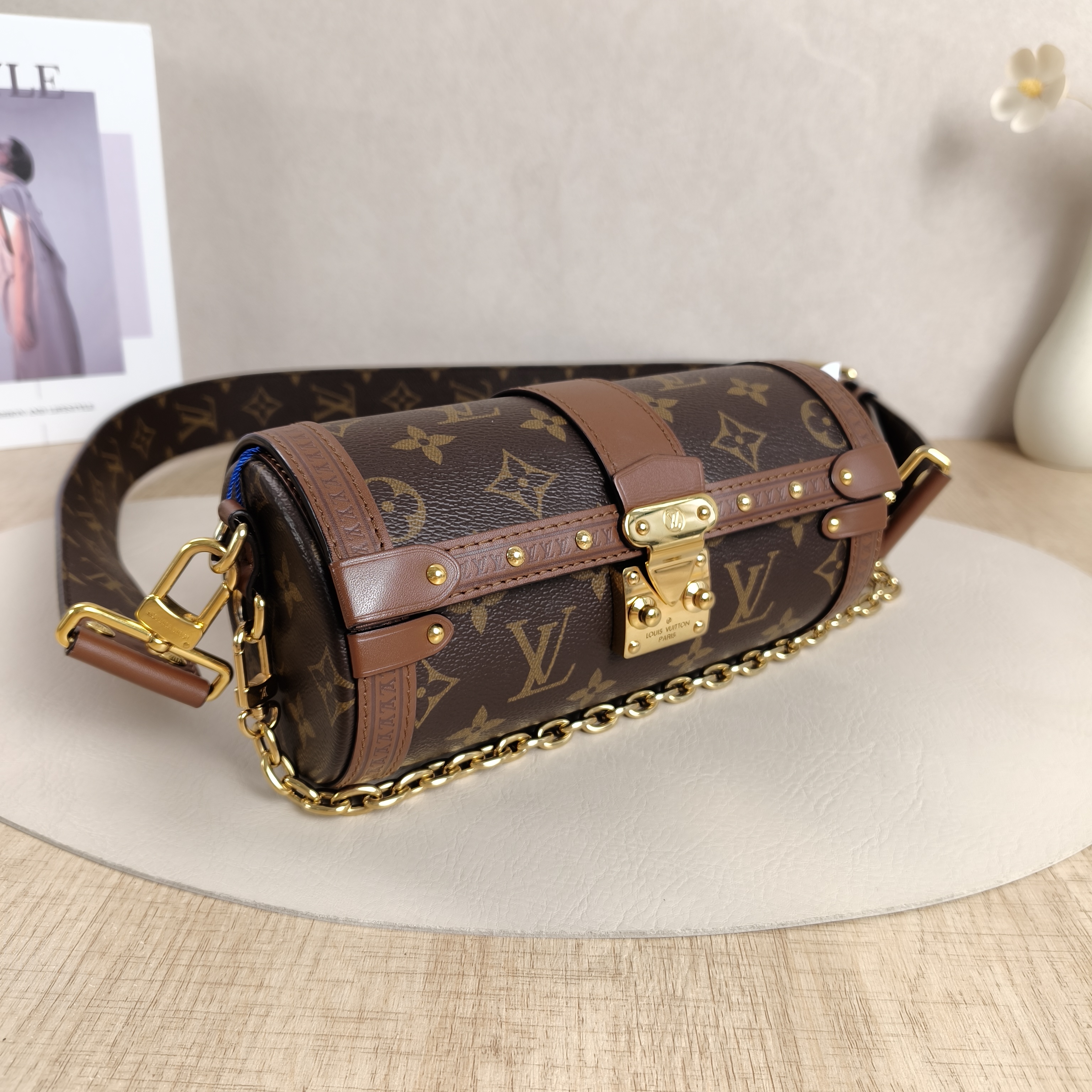 Louis Vuitton Crossbody Bag Papillon Trunk Monogram PVC Small19 × 9 × 9 cm — cover view 4 of 10