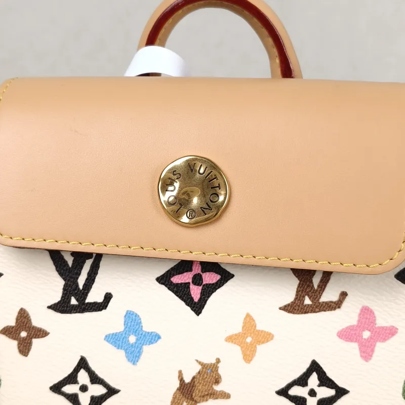 Louis Vuitton Crossbody Bag Nano Steamer Shoulder Bag Tyler Yellow PVC nano 15 × 7 × 18 cm — detail view 8 of 13
