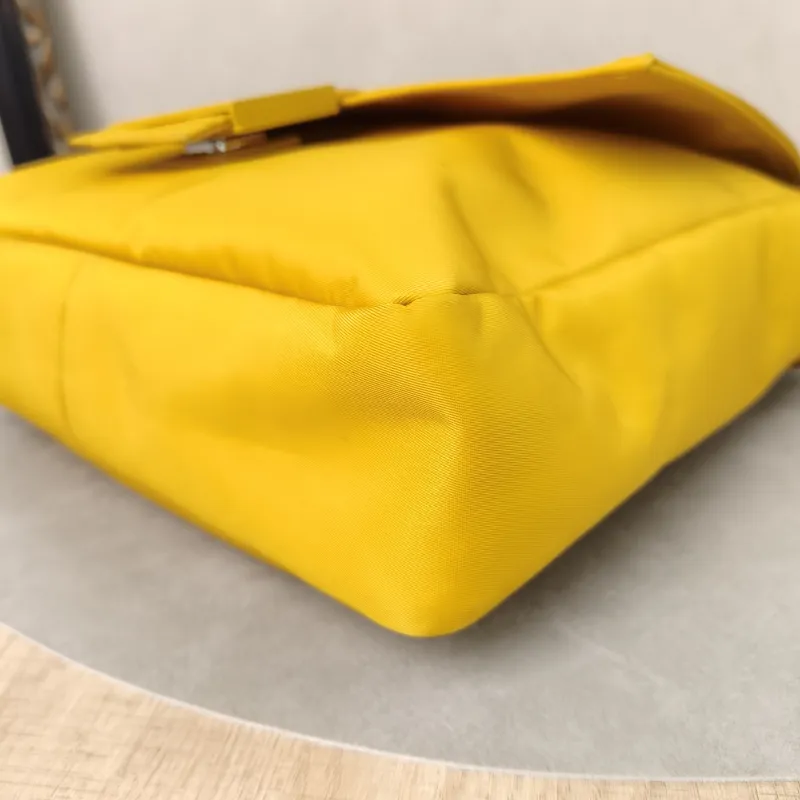 FENDI Crossbody Bag Crossbody Bag Yellow Nylon One Size23 × 7 × 22 cm — detail view 14 of 16