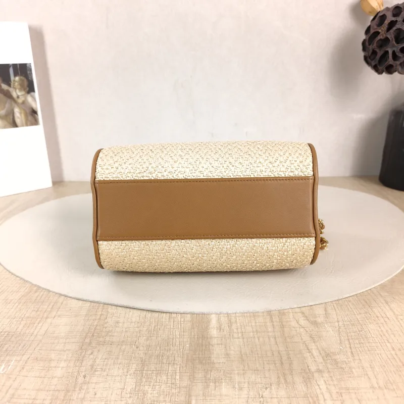 Chanel Crossbody Bag Crossbody Bag Brown Woven Mini 19 × 11 × 11 cm — cover view 3 of 5