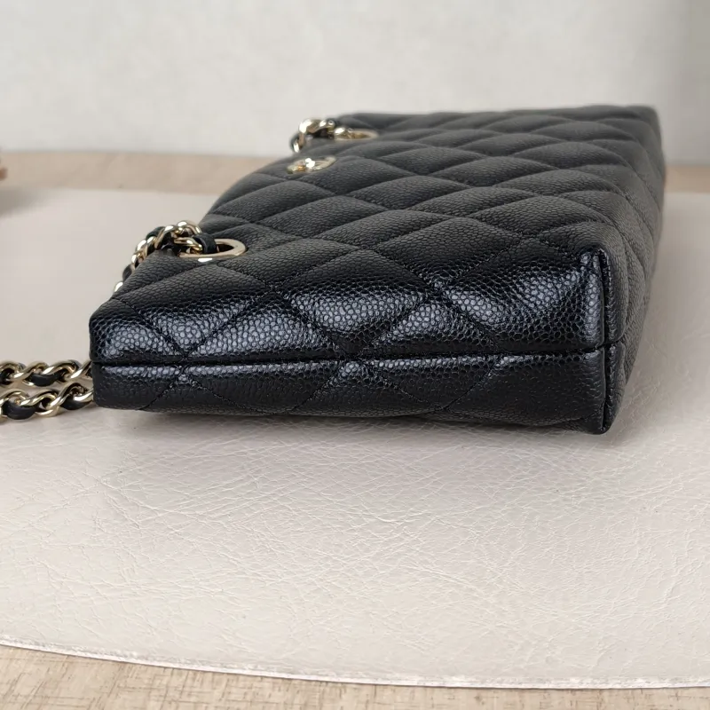 Chanel Shoulder Bag mini tote Black Grained Calfskin One Size20 × 4 × 11 cm — detail view 9 of 10