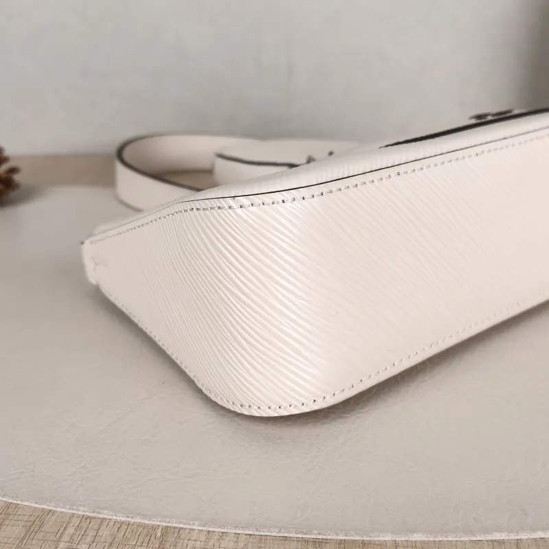 Louis Vuitton Shoulder Bag MARELLINI White Epi Embossed Calfskin Mini 19 × 6.5 × 13.5 cm — detail view 7 of 14