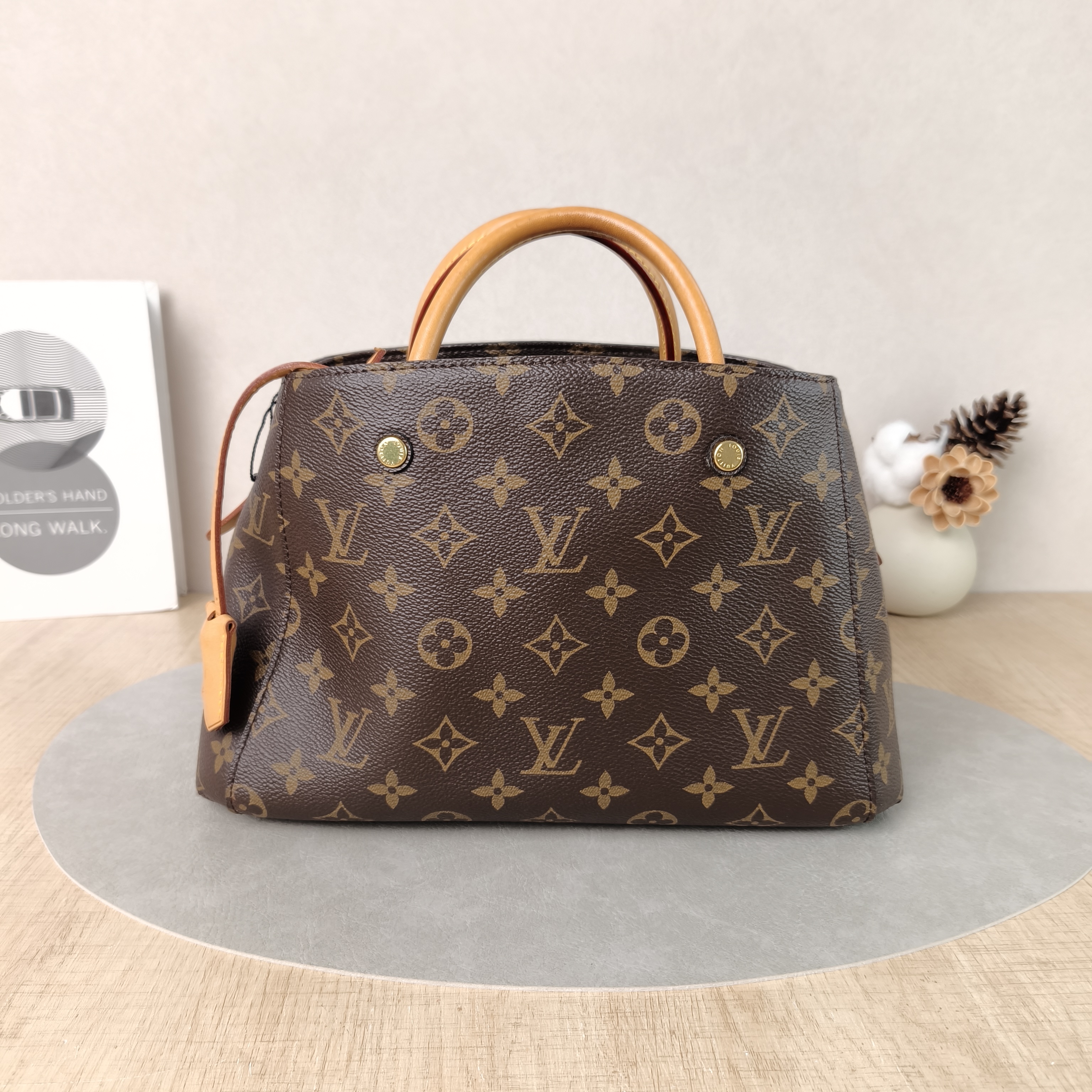 Louis Vuitton Crossbody Bag Montaigne Monogram PVCBB29 × 13 × 20 cm