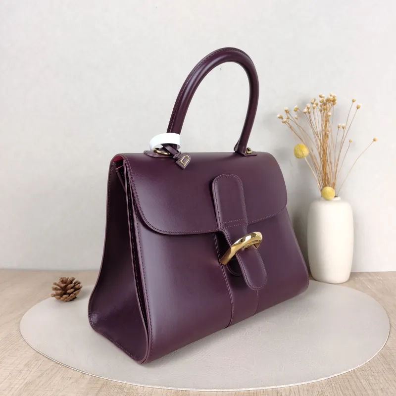 DELVAUX Top Handle Bag Brillant Calfskin Medium 29 × 15 × 22 cm — cover view 3 of 5