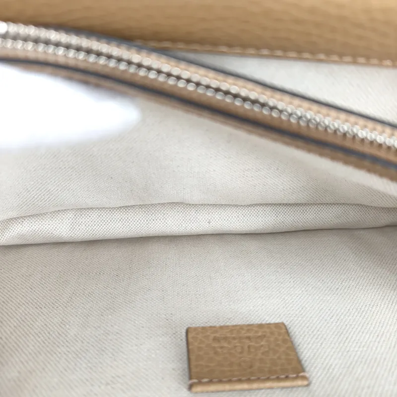 GUCCI Top Handle Bag Dionysus Edition Brown Calfskin Medium 28 × 9 × 17 cm — detail view 6 of 15
