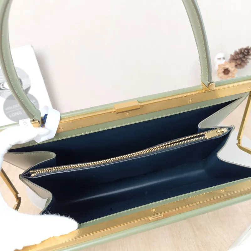 CELINE Top Handle Bag clasp Top Handle Bag Calfskin One Size 32.5 × 10 × 22 cm — detail view 5 of 11