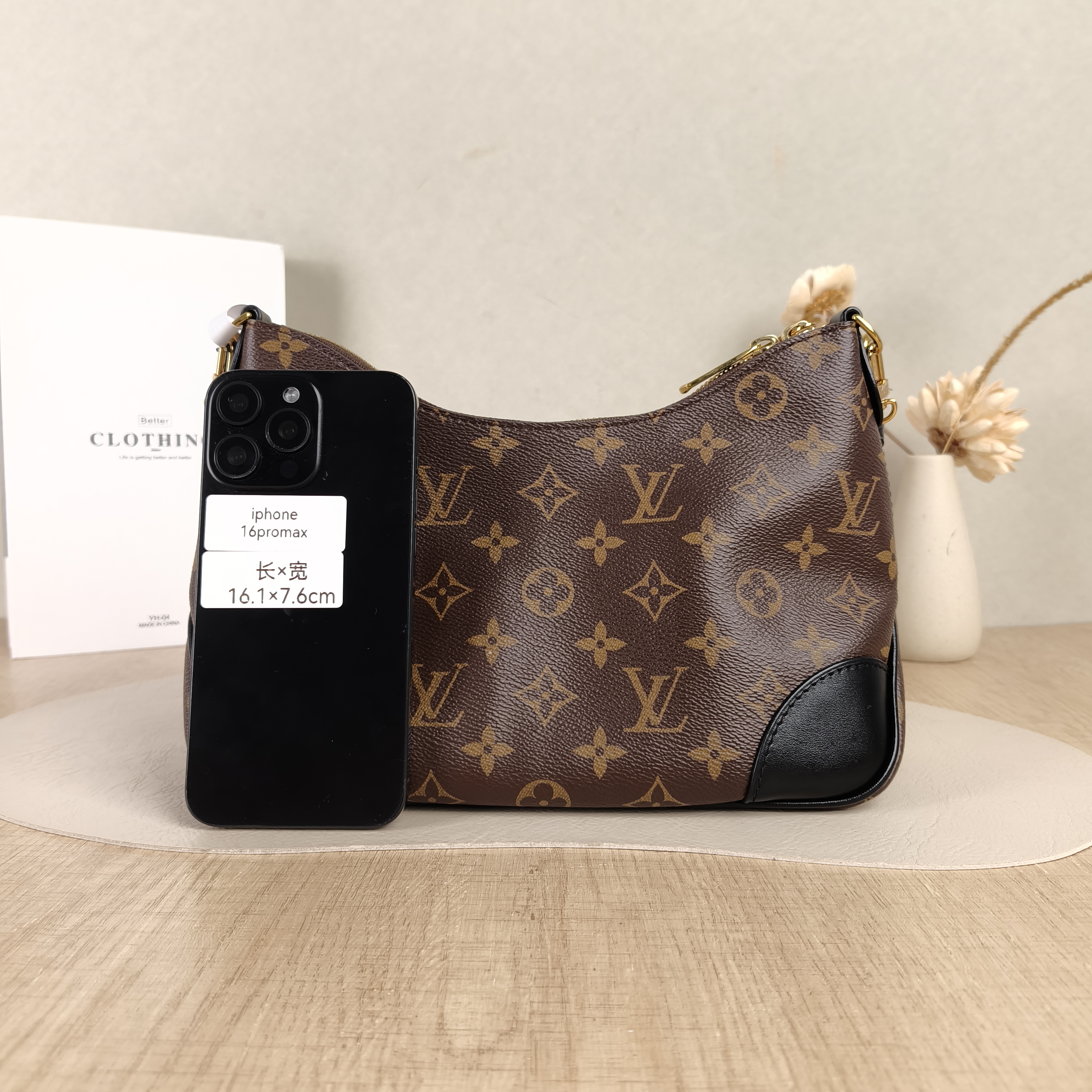 Louis Vuitton Crossbody Bag Boulogne PVC Small26 × 9.5 × 16 cm — cover view 3 of 5