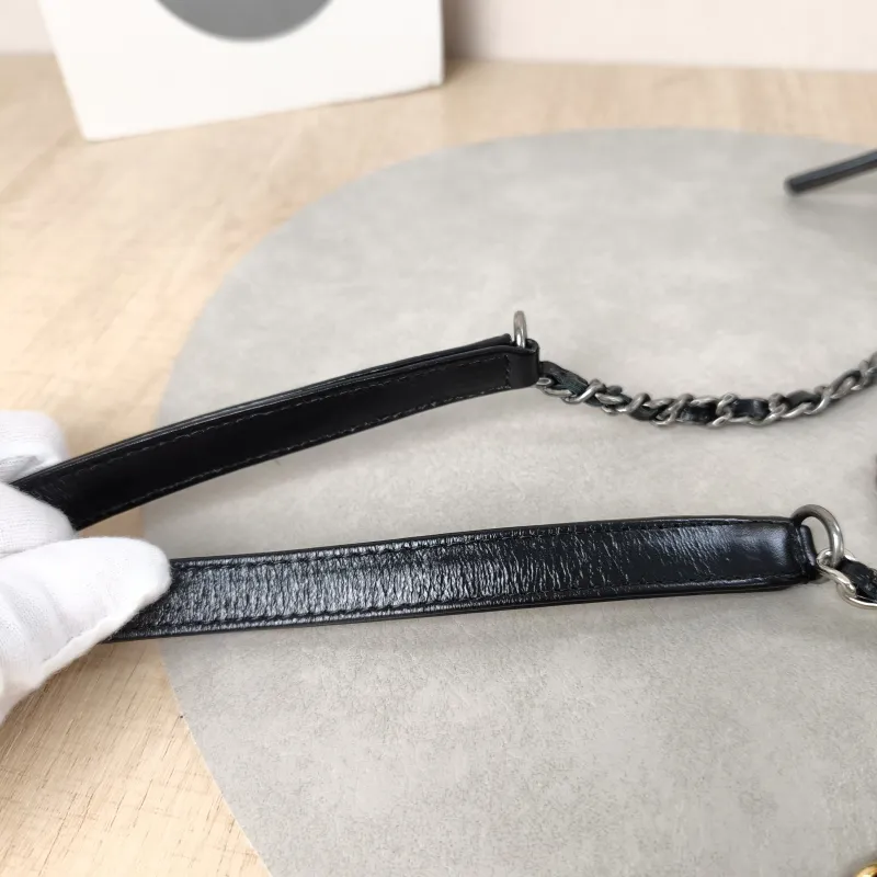 Chanel Crossbody Bag Gabrielle Gabrielle Bag Black Calfskinmini19 × 4 × 10 cm — detail view 8 of 15