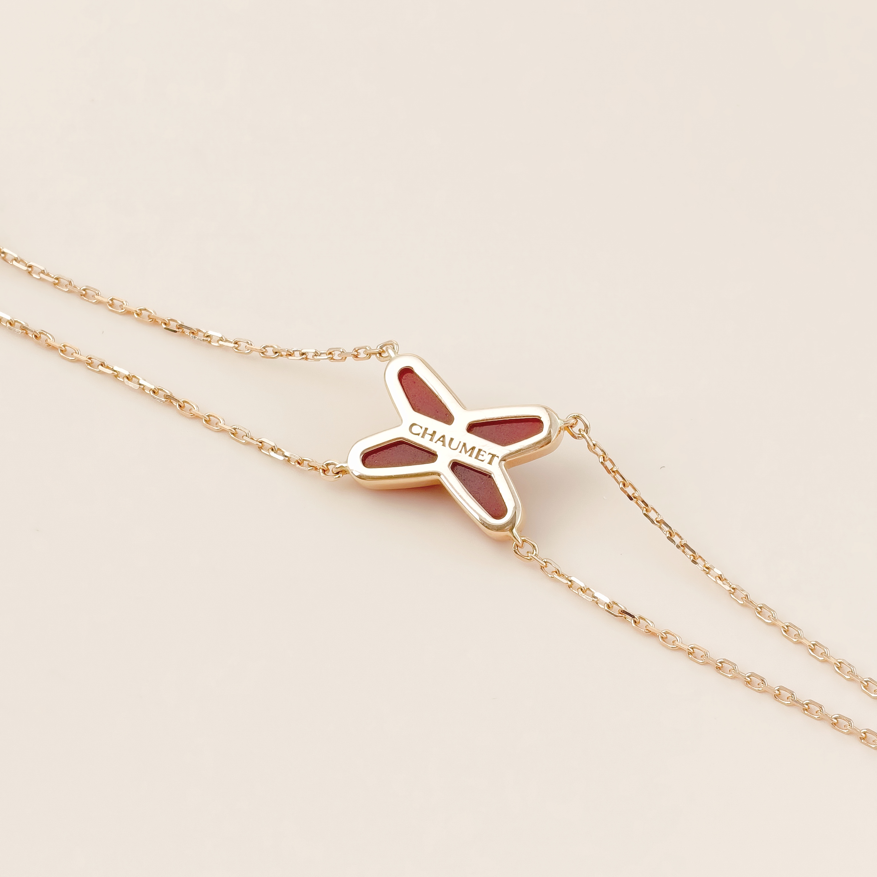 CHAUMET Bracelet Jeux de Liens Diamond18KR ose Gold One Size17cm — cover view 7 of 10