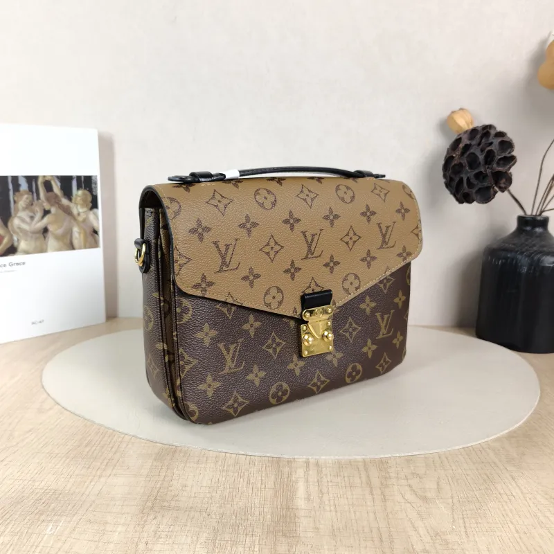 Louis Vuitton Crossbody Bag Pochette Métis Monogram Colorblock PVC Medium 25 × 7 × 19 cm — cover view 5 of 6