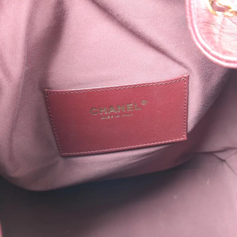 Chanel Shoulder Bag 25Bag Red Grained Calfskin Medium 30 × 15 × 40 cm — detail view 1 of 14