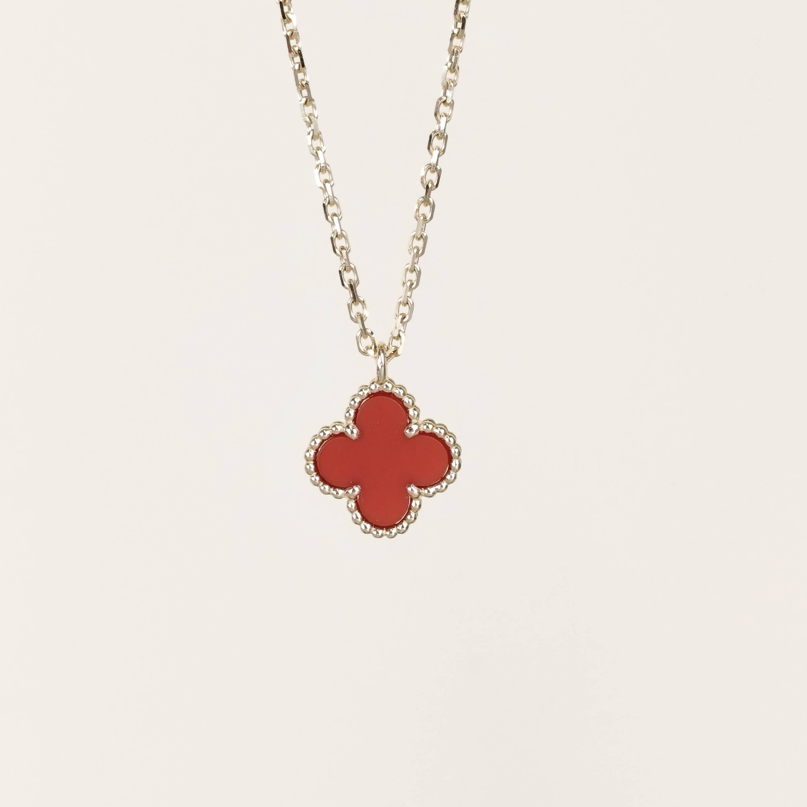 Van Cleef & Arpels Necklace Alhambra 18KR ose Gold Sweet Mini39cm