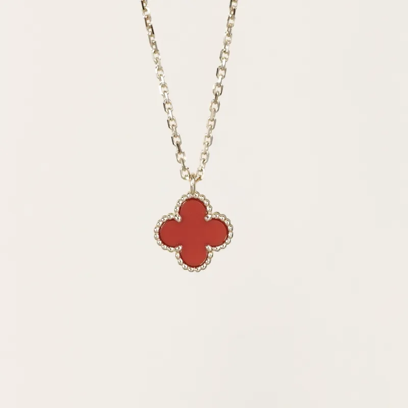 Van Cleef & Arpels Necklace Alhambra 18KR ose Gold Sweet Mini39cm