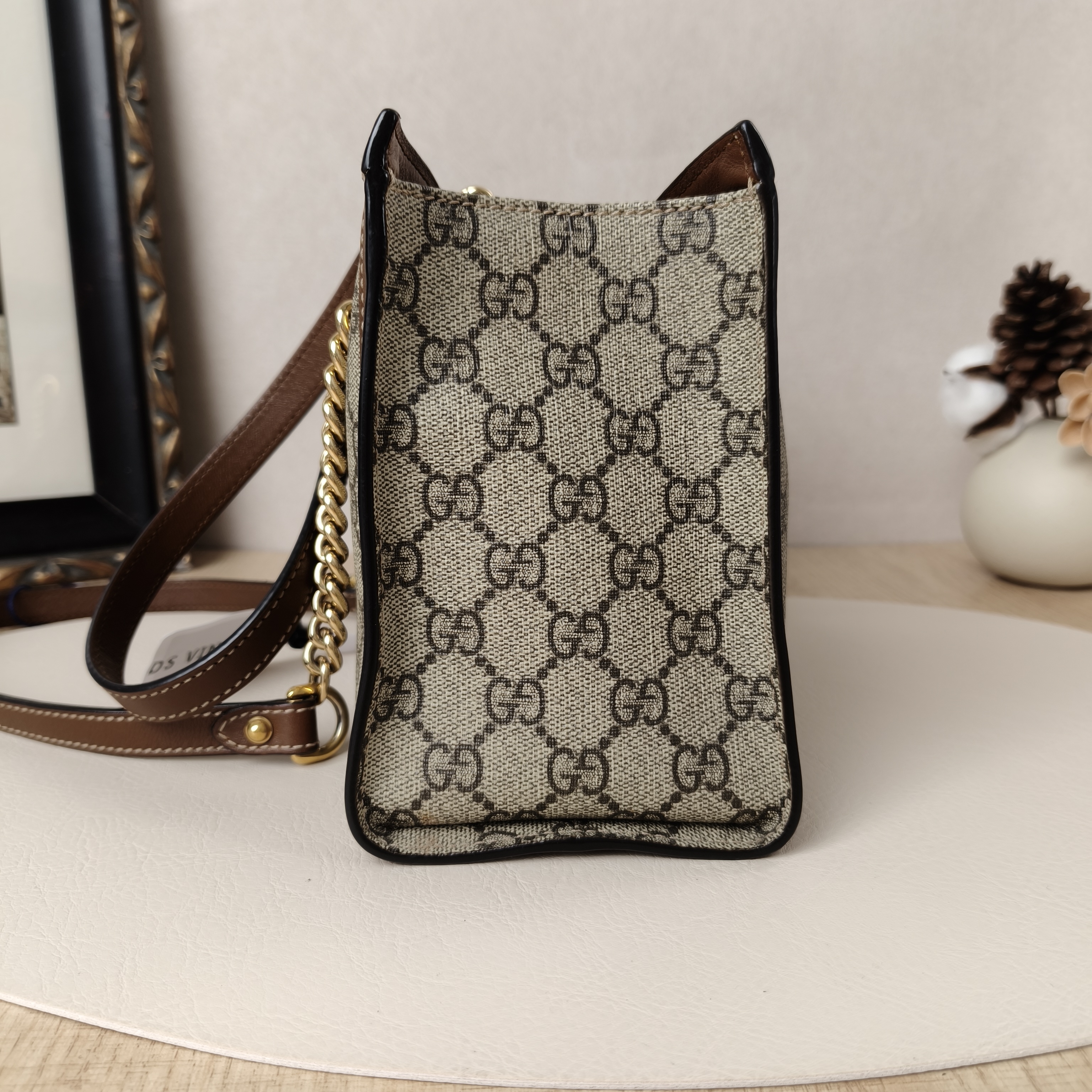 GUCCI Shoulder Bag Padlock Tote Monogram PVC Medium26 × 10 × 18 cm — cover view 8 of 10