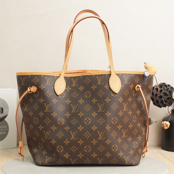 Louis Vuitton Top Handle Bag Neverfull Monogram PVC Medium31 × 14 × 28 cm