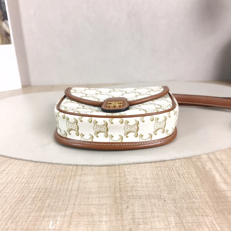 CELINE Crossbody Bag BESACE White PVC Mini 15 × 4 × 11 cm — cover view 3 of 5
