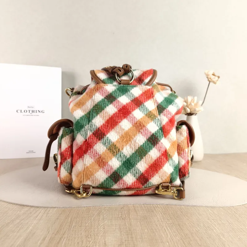 Miumiu Backpack Backpack Colorblock Medium 18 × 11.5 × 22 cm — cover view 2 of 5
