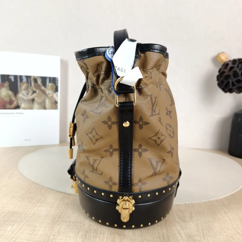 Louis Vuitton Shoulder Bag Petit Noe Edition Bucket Bag Monogram PVC One Size 13.5 × 13.5 × 22 cm — detail view 10 of 13