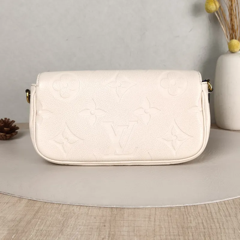 Louis Vuitton Crossbody Bag IVY White Monogram Empreinte Embossed Calfskin Small 23.5 × 4.3 × 12 cm — cover view 5 of 6