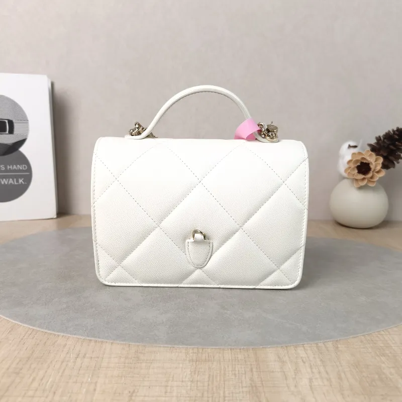 Chanel Backpack Backpack White Calfskin One Size18.2 × 5 × 14 cm — cover view 2 of 5