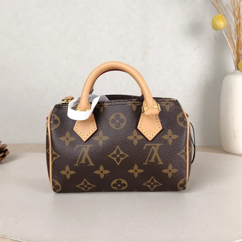 Louis Vuitton Crossbody Bag Speedy Nano Shoulder Strap PVC nano 16 × 7.5 × 10 cm — cover view 4 of 6