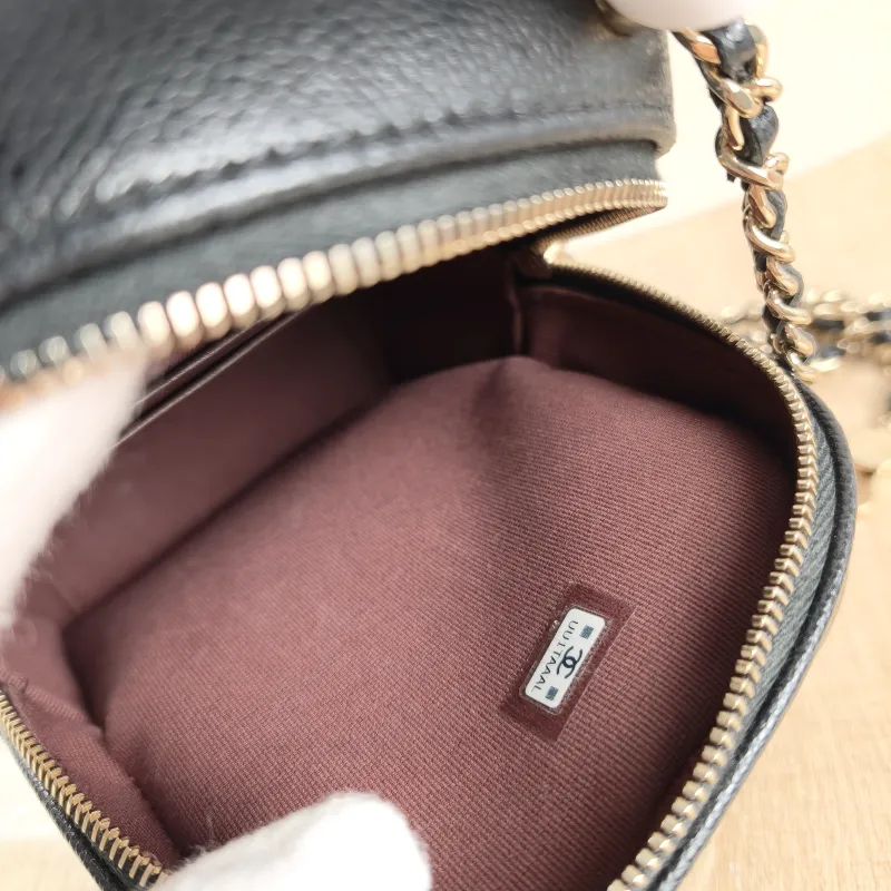 Chanel Backpack mini Backpack Collection Black Grained Calfskin One Size13 × 9 × 18 cm — detail view 1 of 12