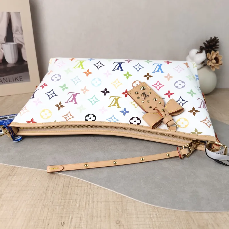 Louis Vuitton Shoulder Bag Carryall East West Multicolore PVC One Size 36 × 10 × 19 cm — detail view 12 of 12