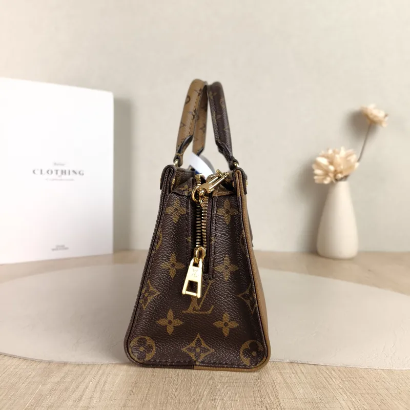 Louis Vuitton Crossbody Bag Onthego East West Two Straps Monogram PVC Small 25 × 10 × 13 cm — detail view 3 of 10