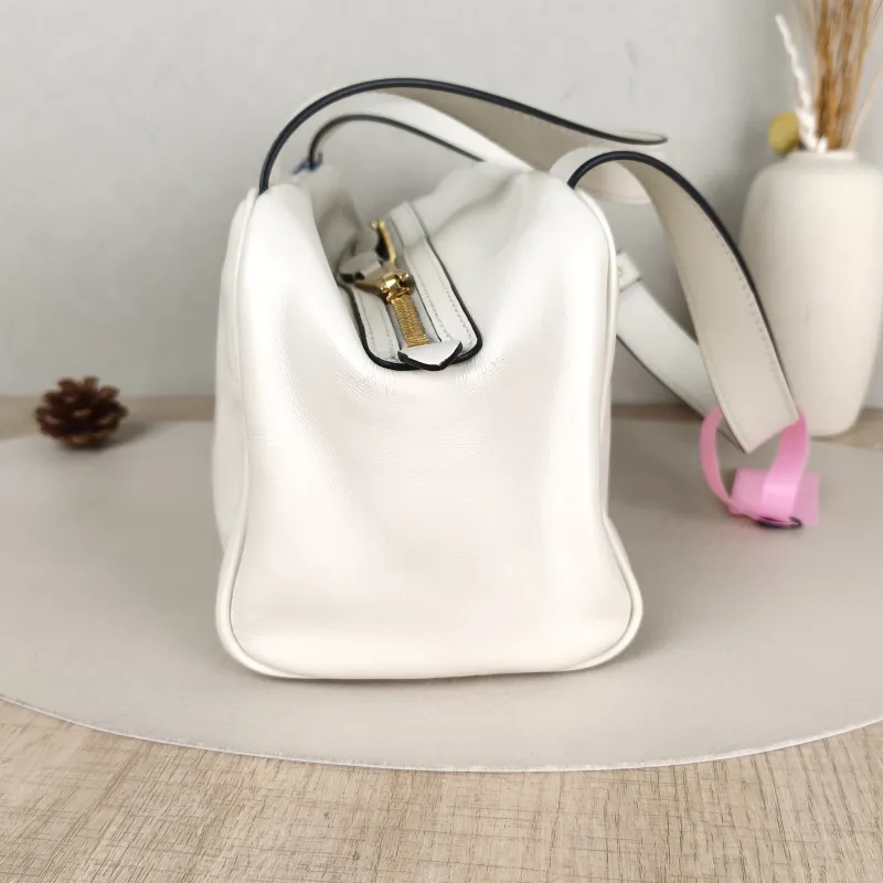 Miumiu Top Handle Bag Top Handle Bag White 28 × 13 × 15 cm — detail view 10 of 11