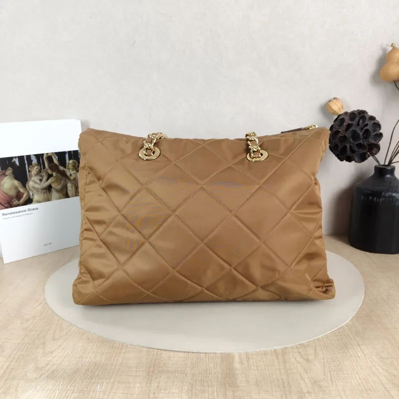 PRADA Shoulder Bag Re-Edition 1995 Brown Nylon One Size 36 × 11 × 25 cm — cover view 4 of 6