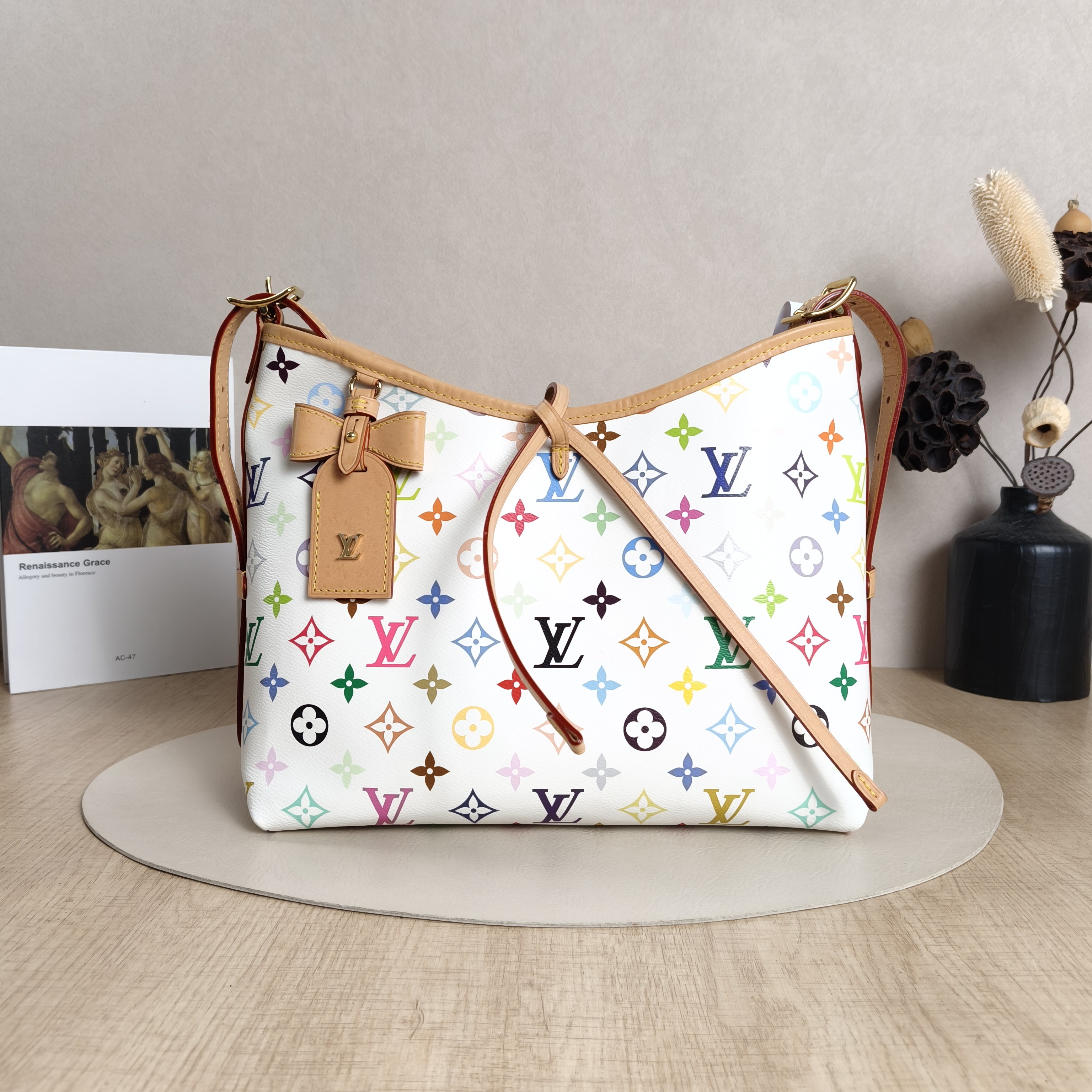 Louis Vuitton Crossbody Bag Carryall Multicolore PVC Small29 × 12 × 24 cm