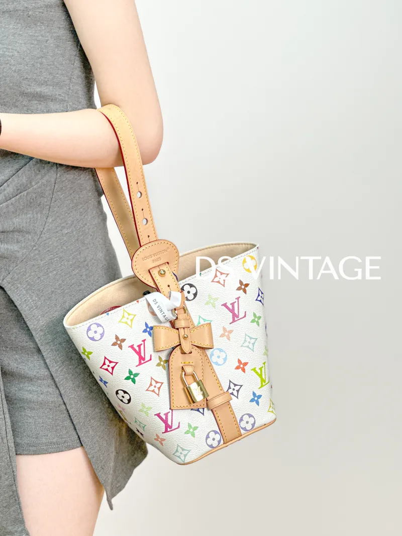 Louis Vuitton Top Handle Bag ALL IN BB Multicolore PVCBB16 × 12 × 18 cm — on-model view 1 of 2
