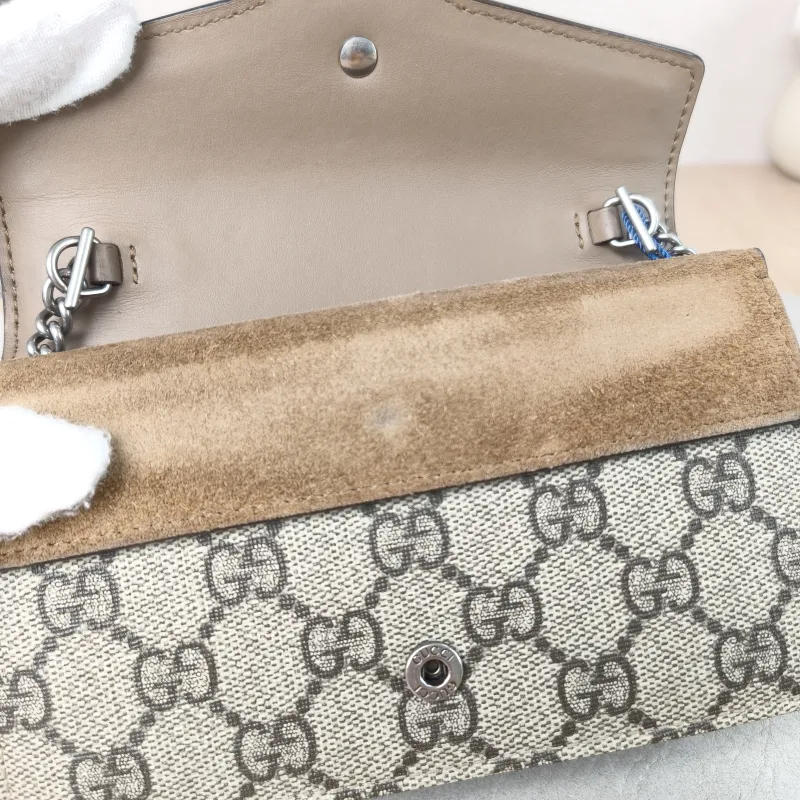 GUCCI Shoulder Bag Dionysus Monogram PVC Mini 16.5 × 4 × 10 cm — detail view 9 of 12