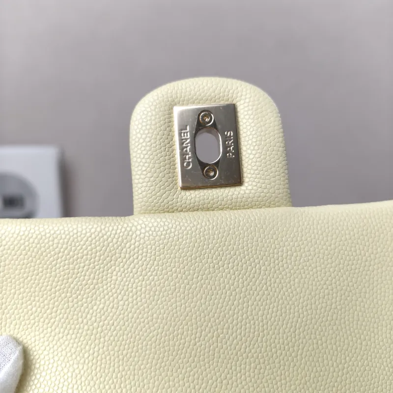 Chanel Backpack23s Backpack Yellow Grained Calfskin Small18 × 10 × 23 cm — detail view 11 of 17